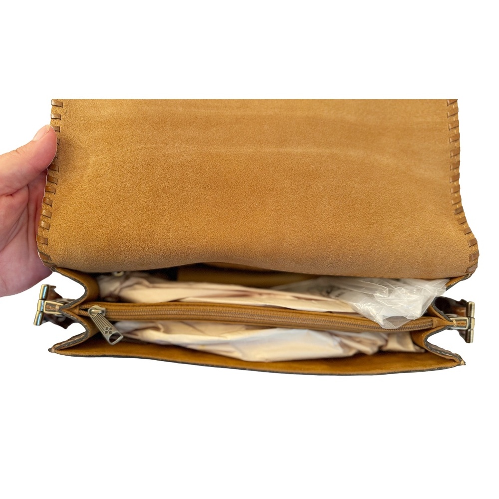 🕊 Patricia Nash Map Print Bird & Floral Crossbody - Picture 5 of 6